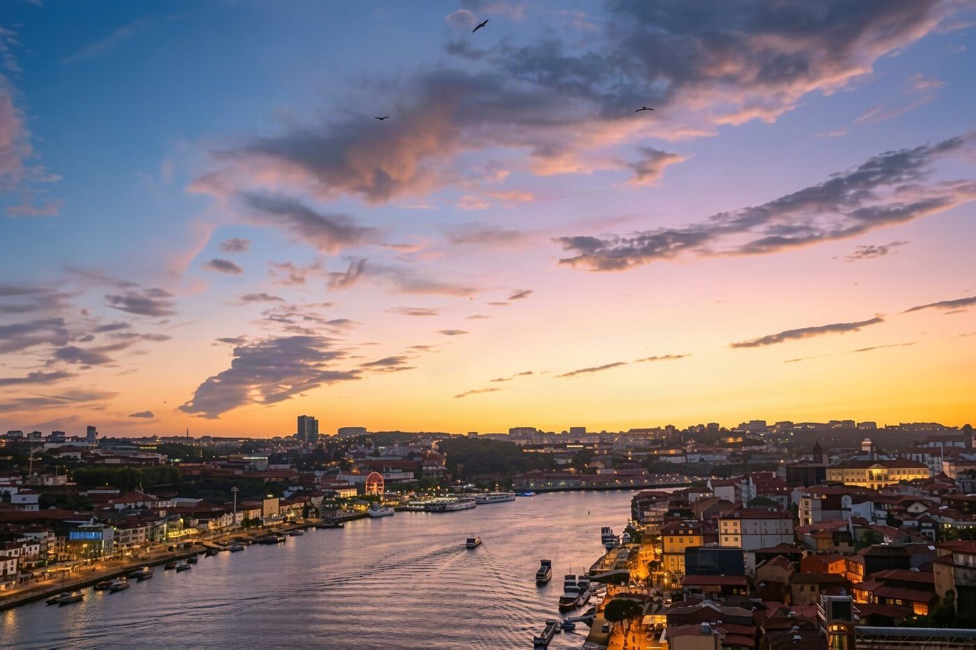 Changing sky over Porto