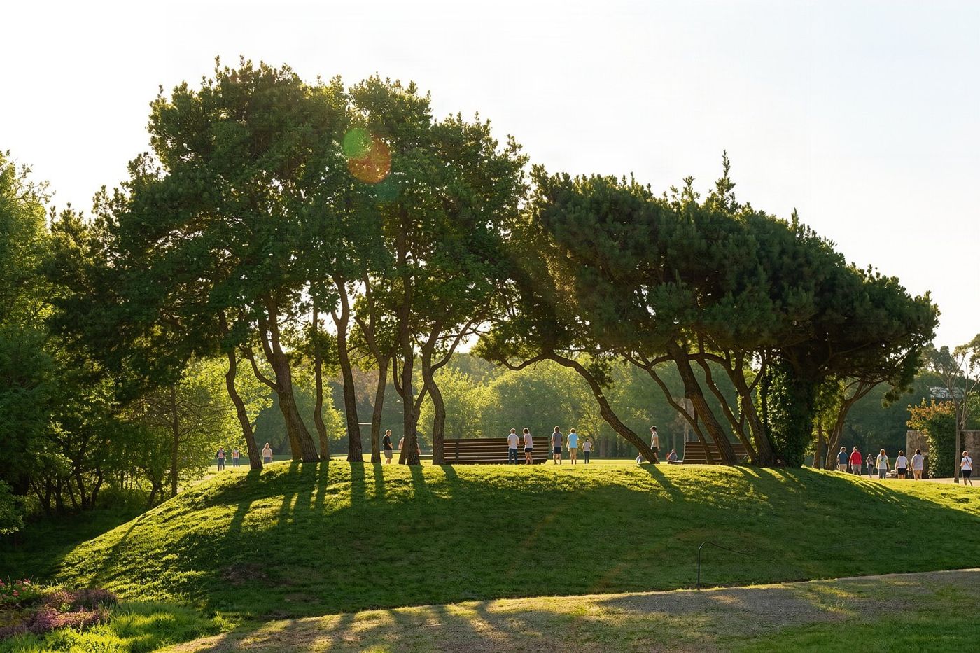 Die Gärten von Serralves im späten Frühling