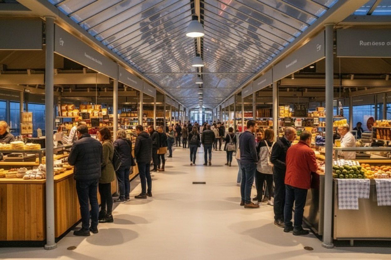 Dentro del Mercado do Bolhão