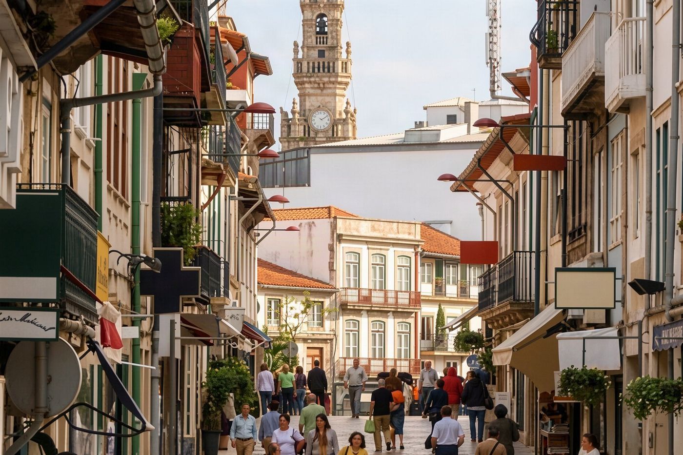 Cedofeita's gallery street