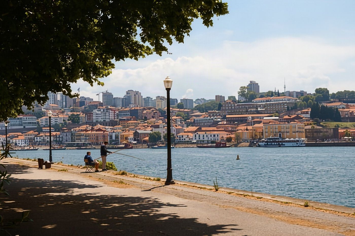 The riverside west of the Ribeira