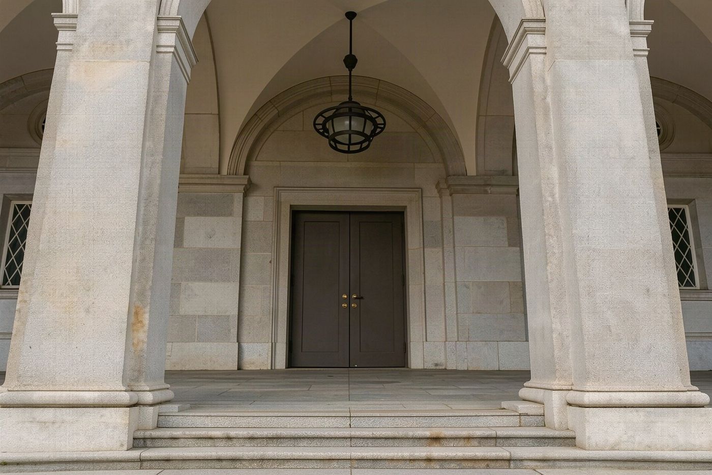 La entrada de un museo en Oporto