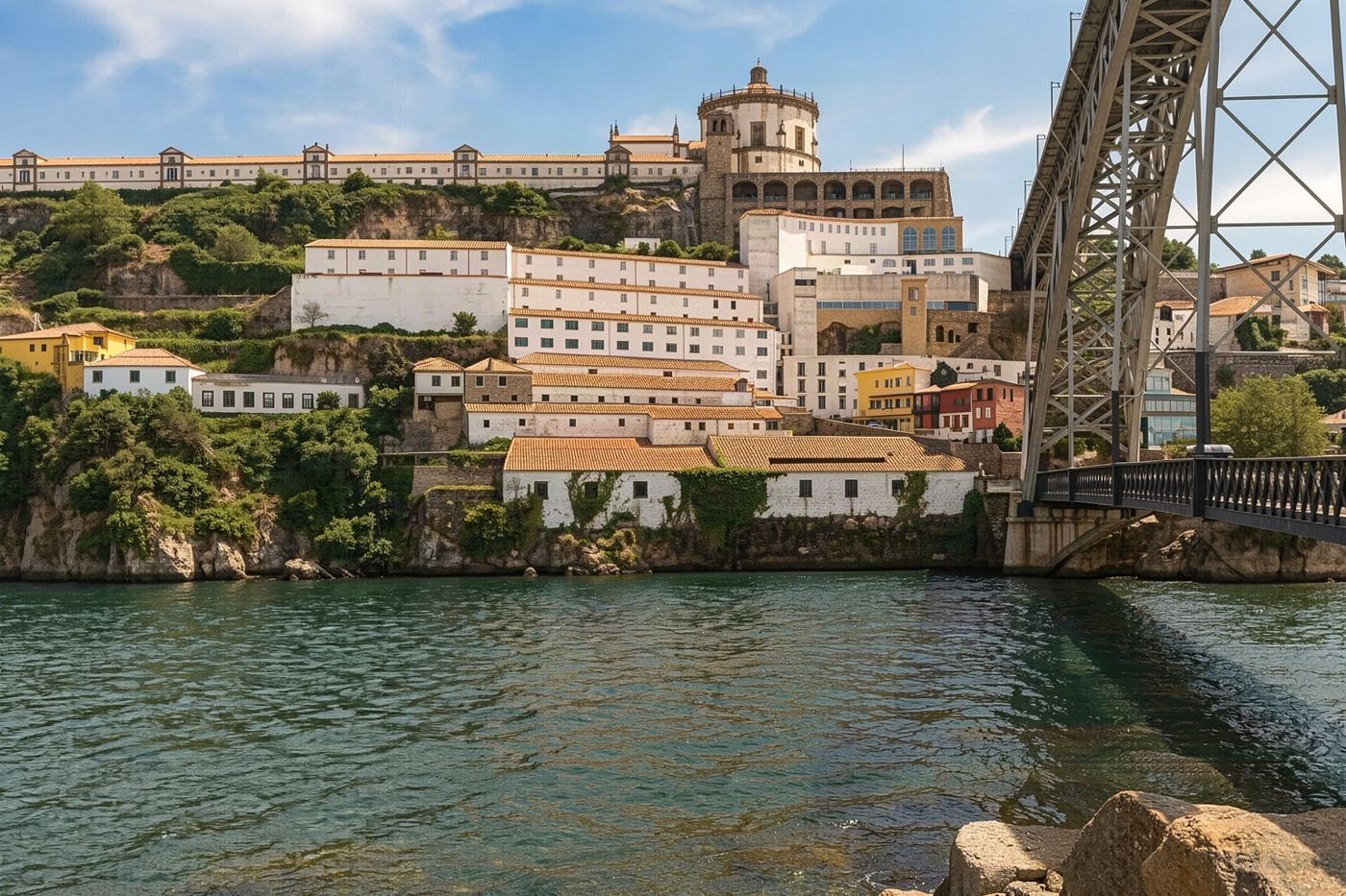 The terrace at the Serra do Pilar