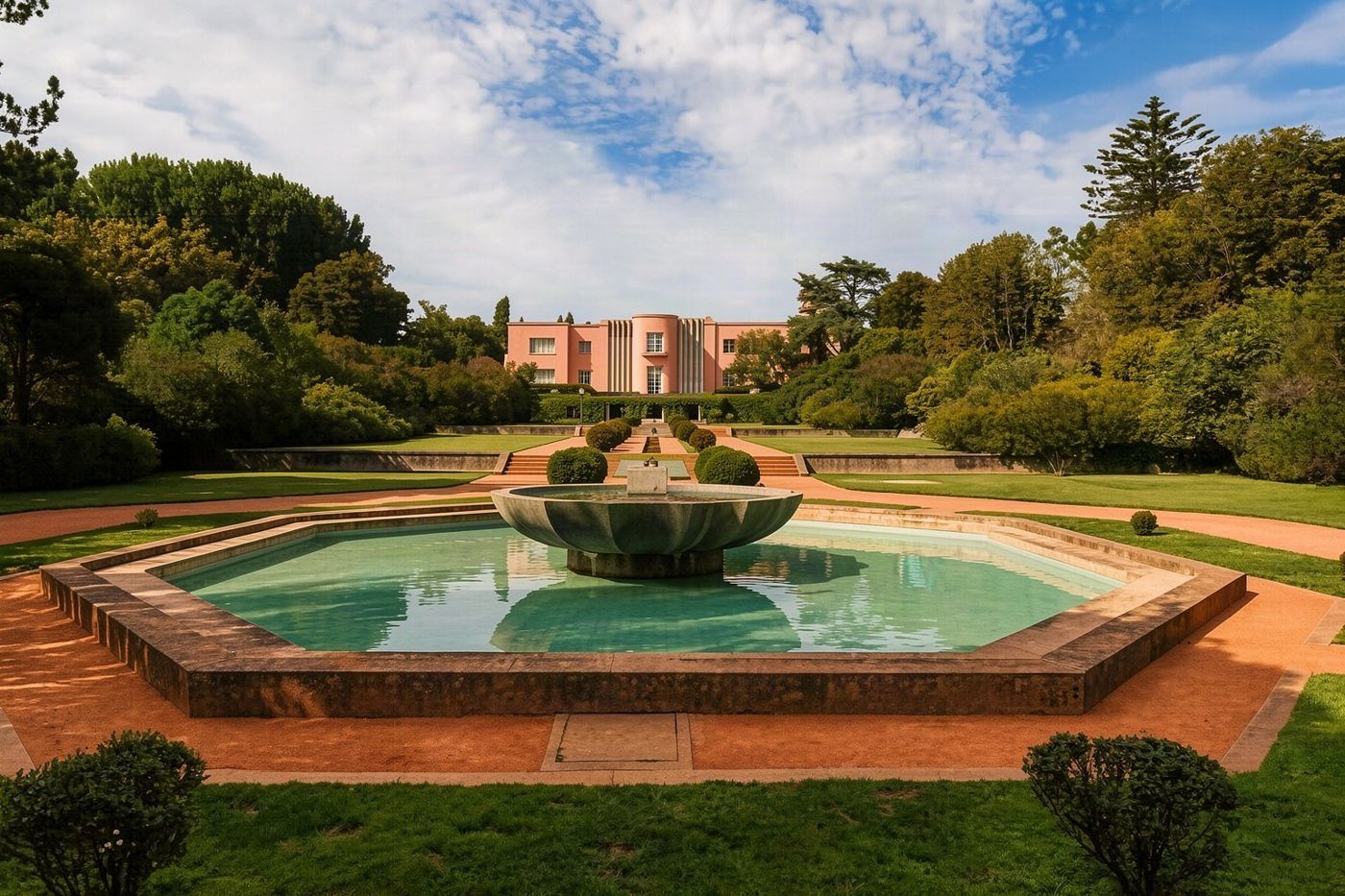 Die Art-déco-Villa im Park von Serralves