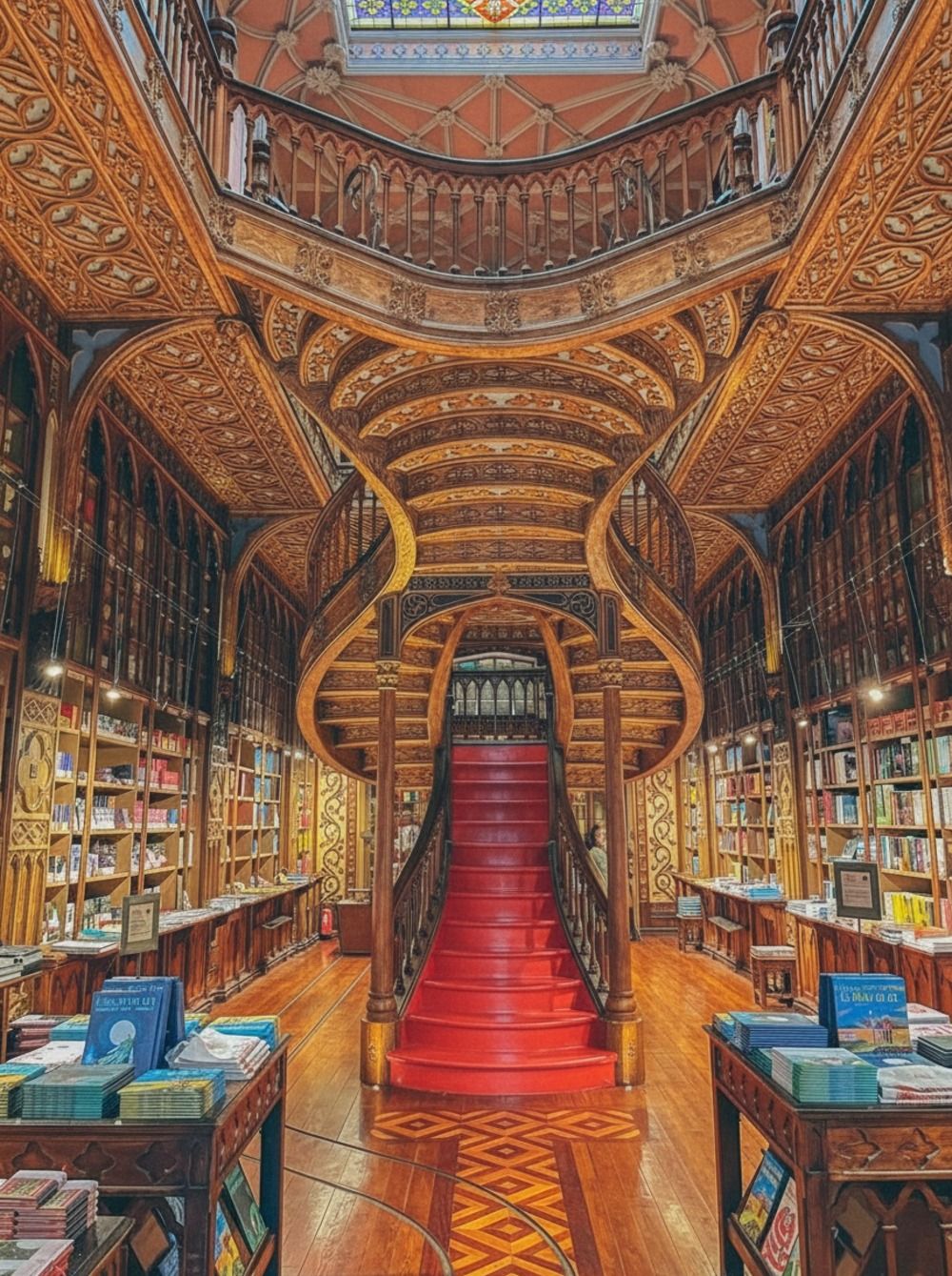 Die Treppe, für die alle anstehen