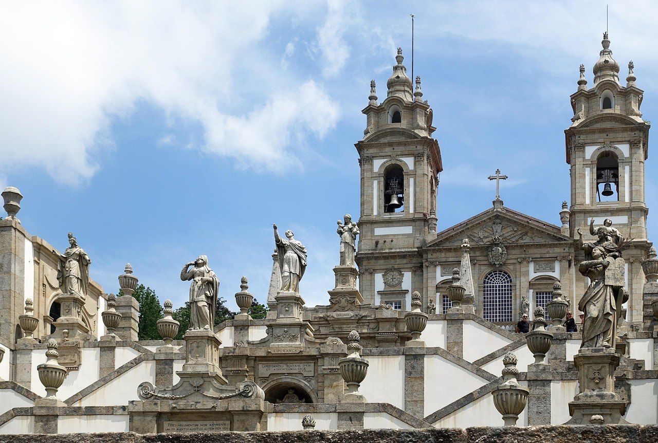 The stairway of Bom Jesus do Monte above Braga