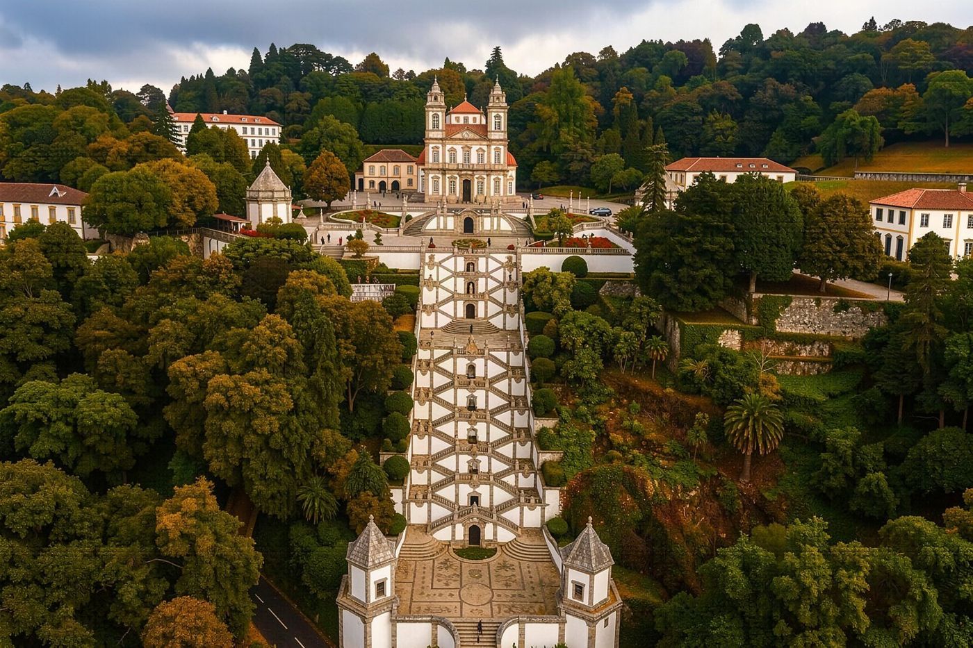 The baroque stairway of Bom Jesus do Monte
