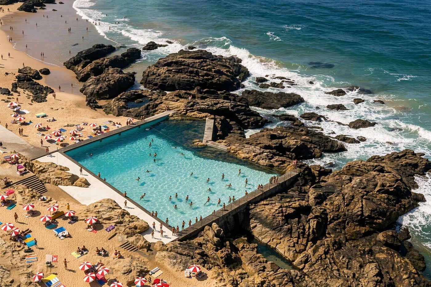 The sea pool at Leça da Palmeira