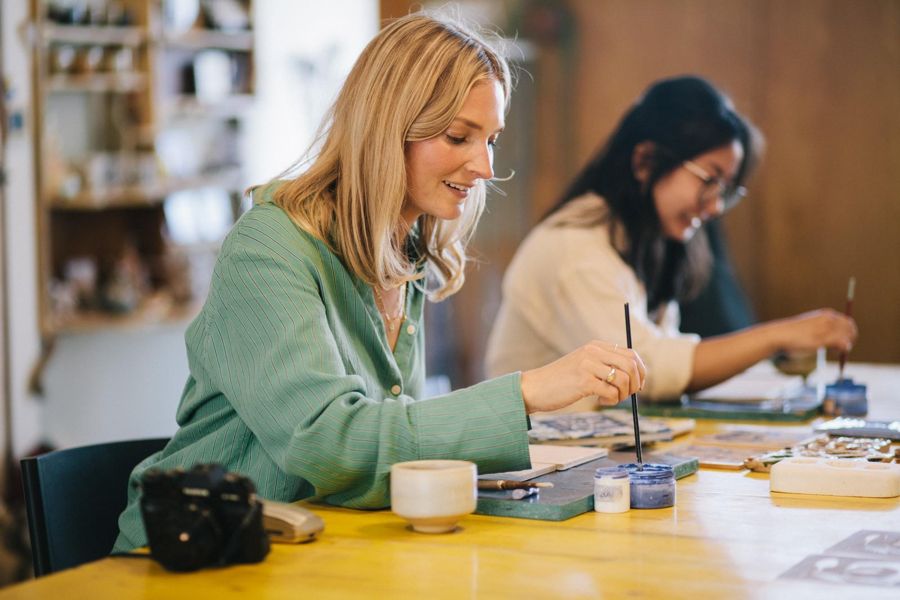 Porto: Tile Painting Workshop with Tea and Port Wine